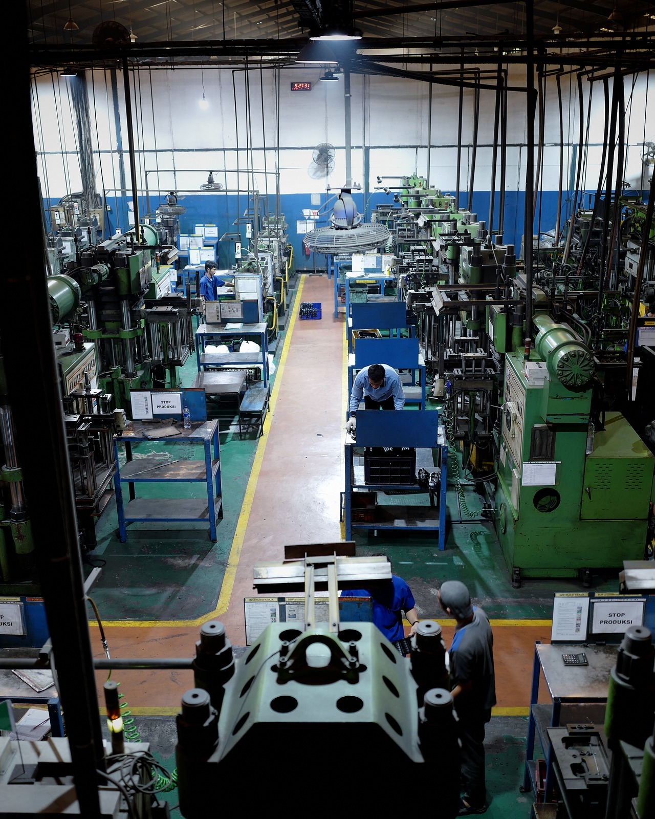 Production aisle inside PBR's 10,000 sqm Cikupa factory