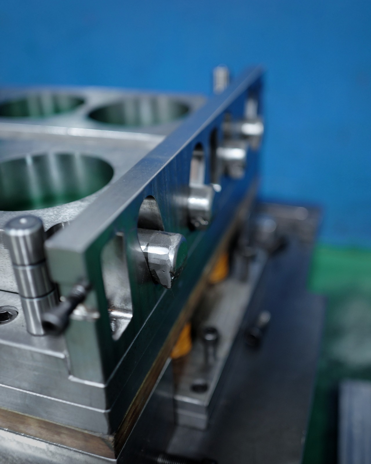 Multi-cavity precision steel mold manufactured in-house at PBR